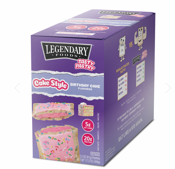 Legendary Tasty Pastry 10pk - Birthday Cake